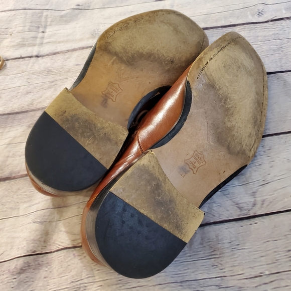 GIORGIO V MEN'S DRESS SHOES BROWN LEATHER DESIGNED IN ITALY SIZE 11M - Picture 10 of 13